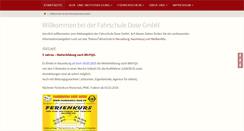 Desktop Screenshot of fahrschule-dose.de
